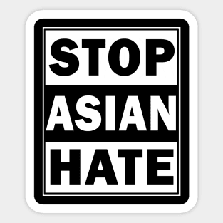 Stop Asian Hate Sticker